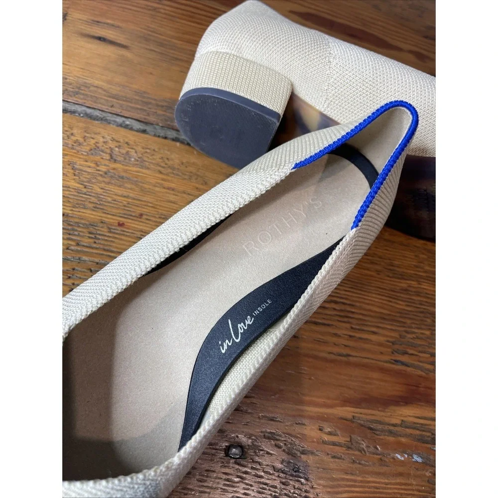 Rothy The High Point Pump in Sandstone 7.5